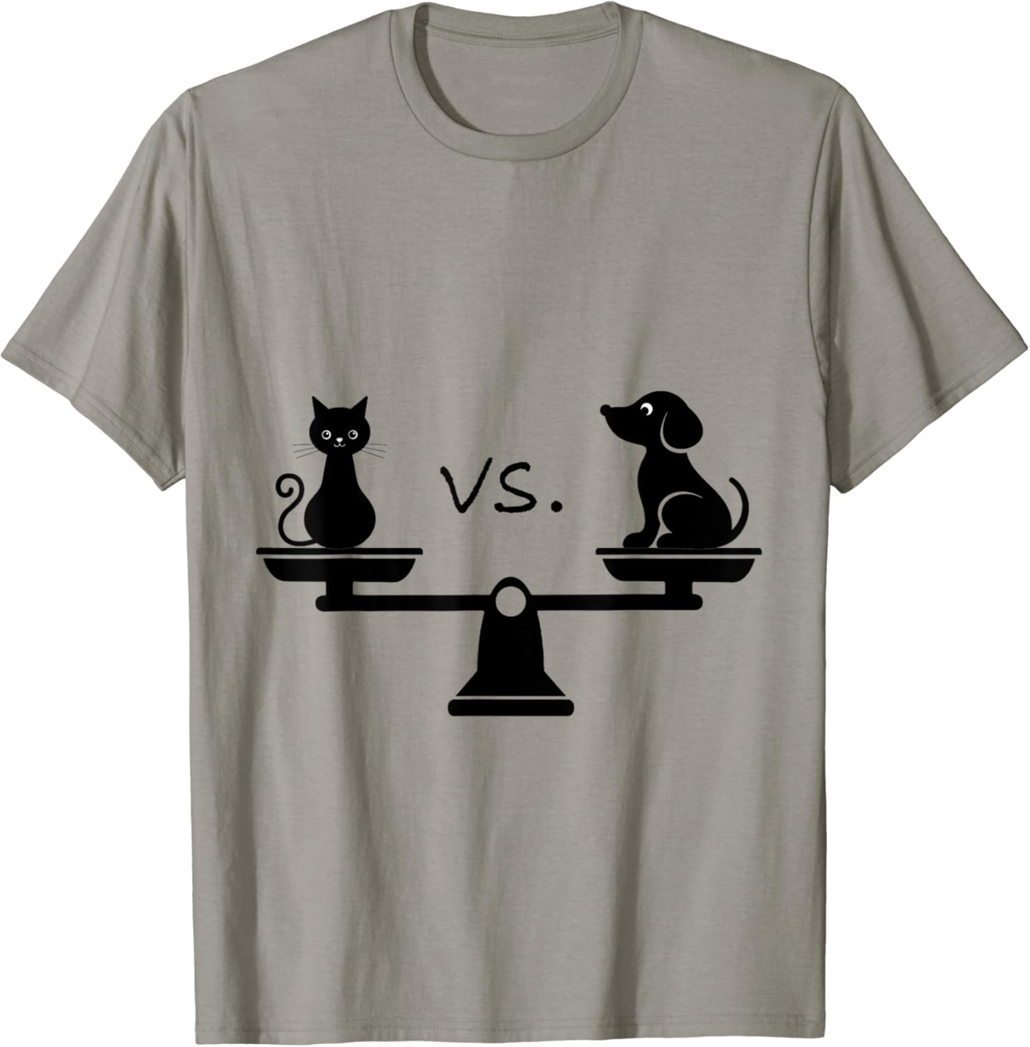 Cats vs. Dogs TShirt Clothing, Shoes & Jewelry